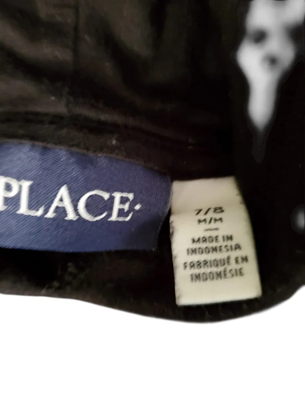 The Children's Place Boy's Hoodie Ftont Pocket Black Size 7/8